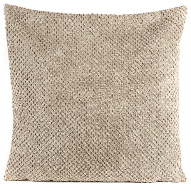 Decorative pillowcase Vivaldi, taupe, 60x60cm