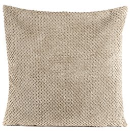 Decorative pillowcase Vivaldi, taupe, 60x60cm