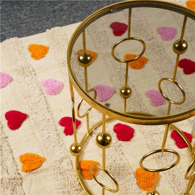 Rug Heart, cotton, 120x170cm