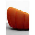 Swivel armchair Peppo Bloom, orange, H66xD94cm, seat height 40cm