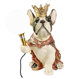 Table lamp Dog Fighting Round Ball, 36x22.5x36cm