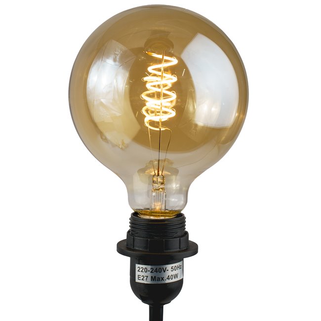 Deko bulb Globe G125, E27, 4W LED, 250 lm, D12.5cm,H17.3cm