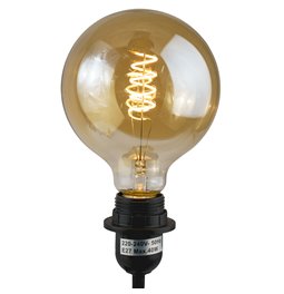Deko bulb Globe G125, E27, 4W LED, 250 lm, D12.5cm,H17.3cm