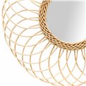 Mirror Rose Gwenn, rattan, D58cm