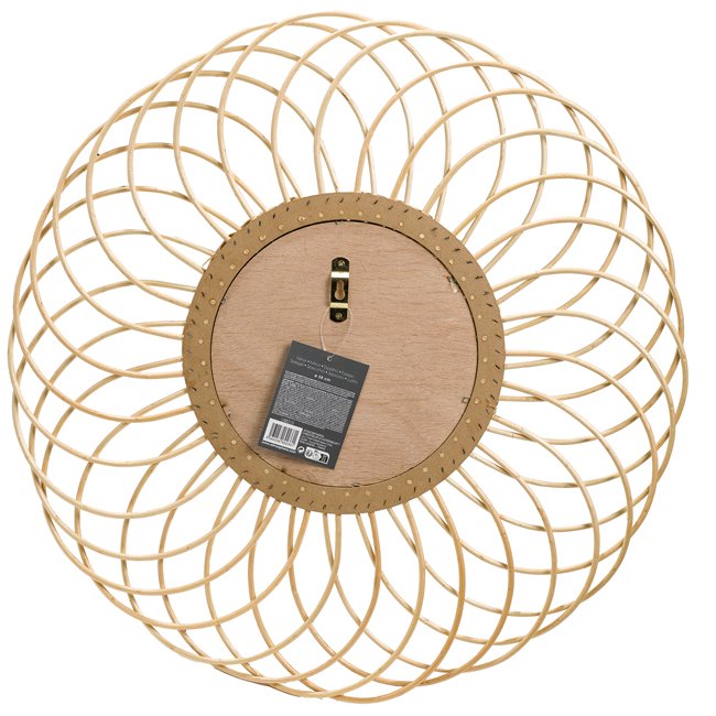 Mirror Rose Gwenn, rattan, D58cm