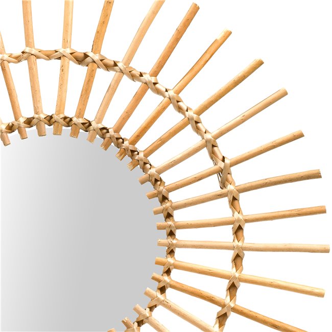 Mirror Sun Jane, rattan, D58cm