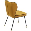 Chair Irina, yellow, H83x50x57.5cm, seat height 45cm