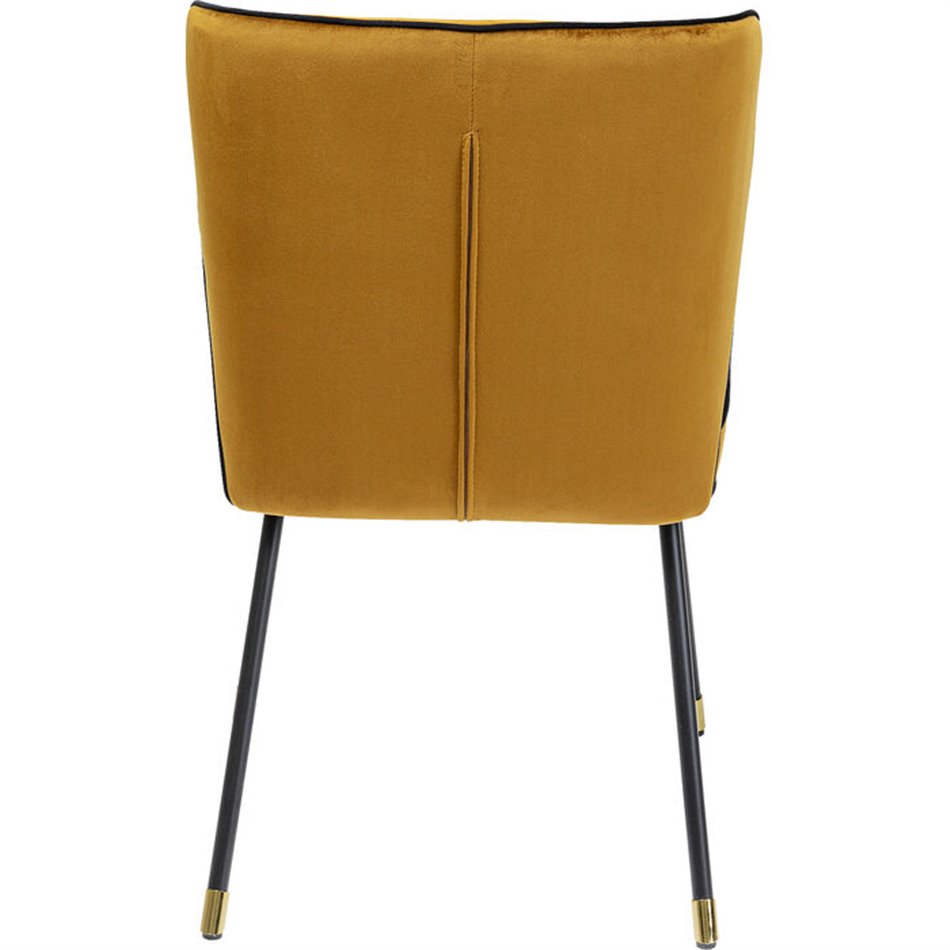 Chair Irina, yellow, H83x50x57.5cm, seat height 45cm