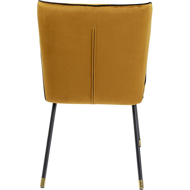 Chair Irina, yellow, H83x50x57.5cm, seat height 45cm