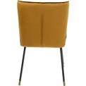 Chair Irina, yellow, H83x50x57.5cm, seat height 45cm