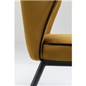 Chair Irina, yellow, H83x50x57.5cm, seat height 45cm