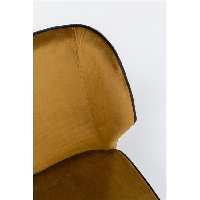 Chair Irina, yellow, H83x50x57.5cm, seat height 45cm
