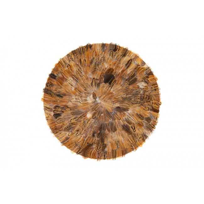 Placemat, golden color, D38cm