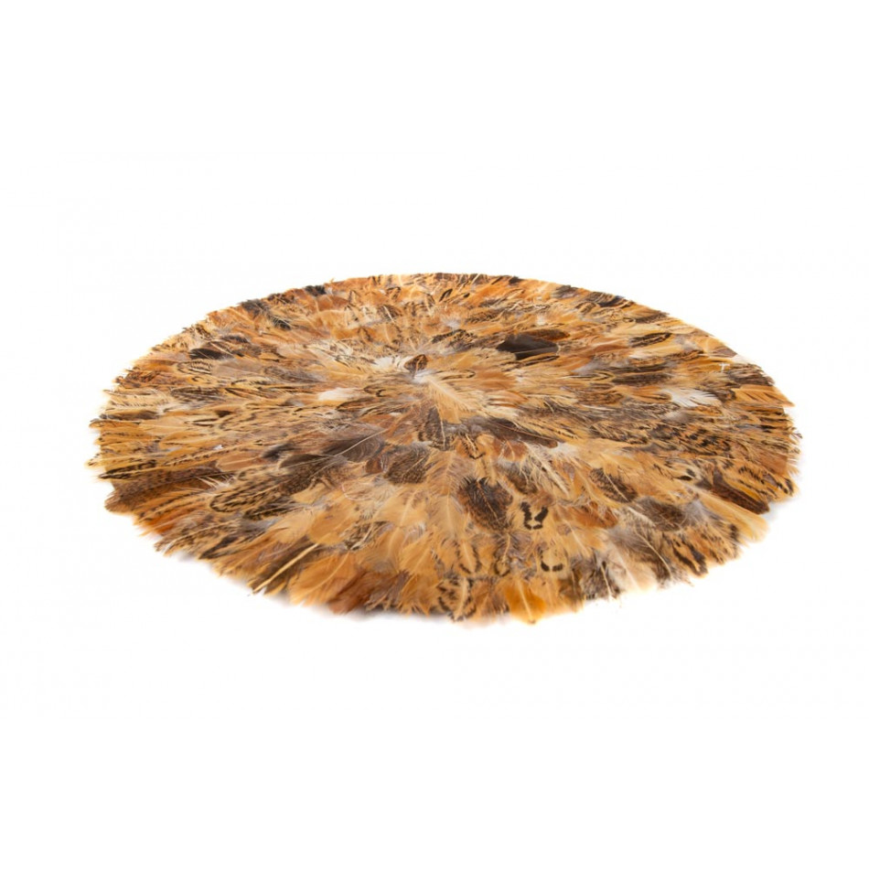 Placemat, golden color, D38cm