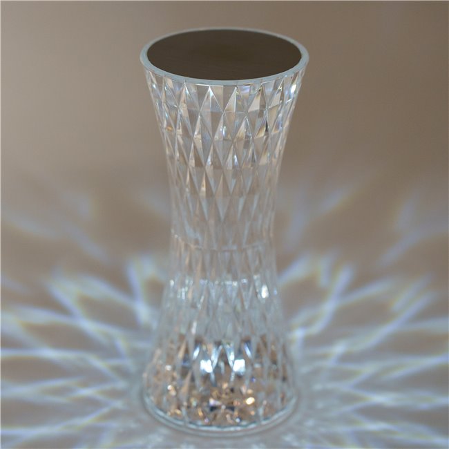 Decorative table lamp Montagno, 8x19cm, LED 2W, rechargable