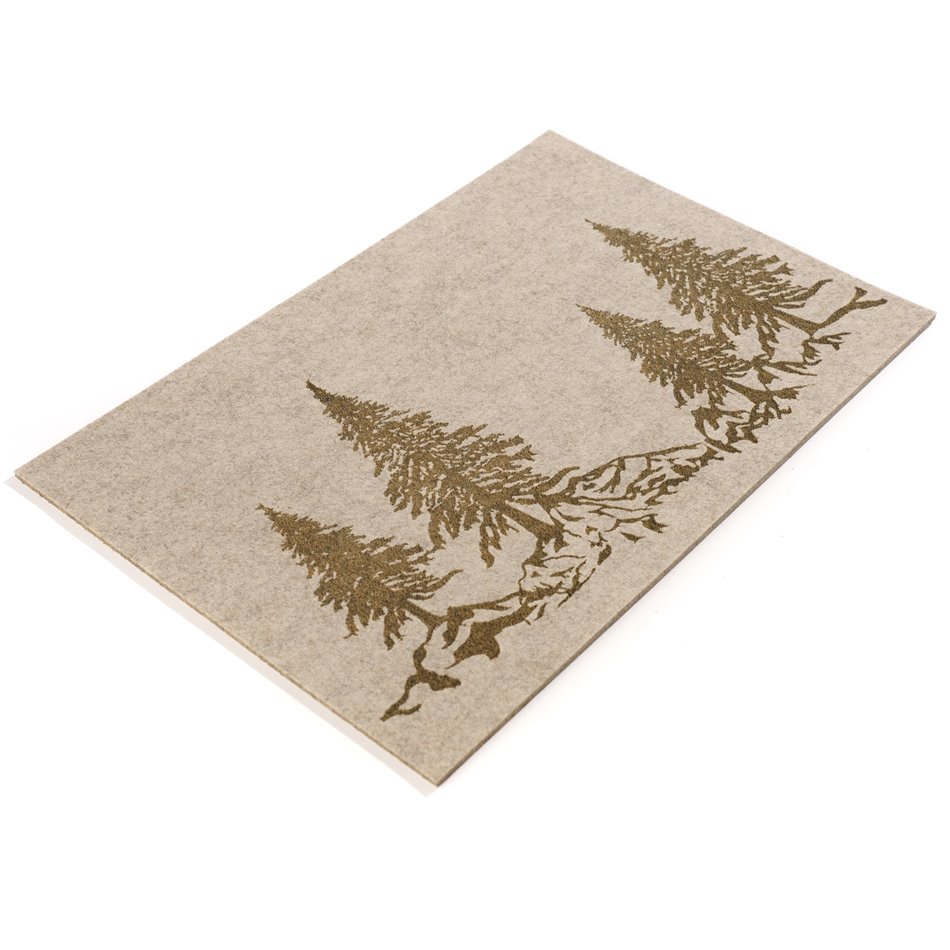 FOREST FELT PLACEMAT, 45x30cm