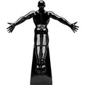 Deco figurine Jumper, black, H37x21x30cm