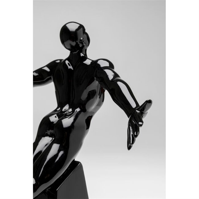 Deco figurine Jumper, black, H37x21x30cm