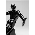 Deco figurine Jumper, black, H37x21x30cm