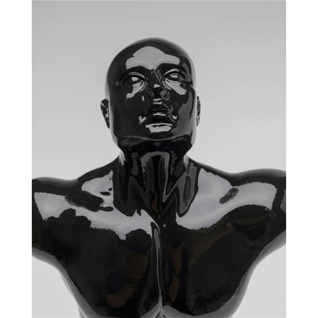 Deco figurine Jumper, black, H37x21x30cm
