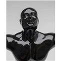 Deco figurine Jumper, black, H37x21x30cm