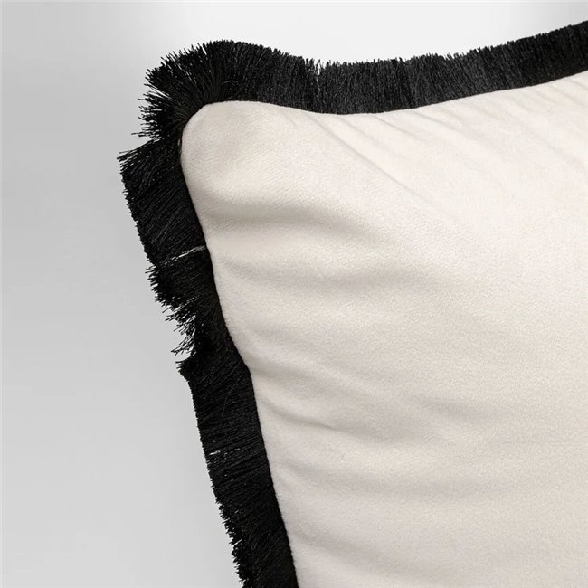 Decorative cushion Bee, white, 45x45cm