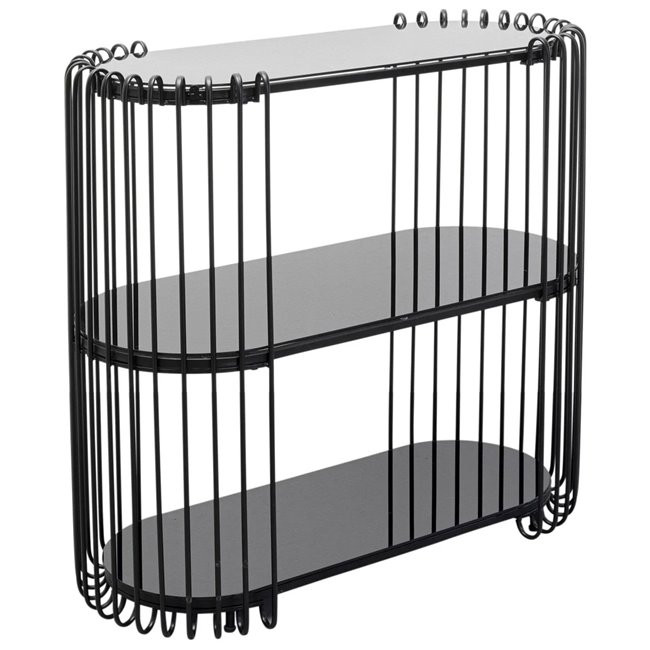 Console Wire, black, H78x81x37cm