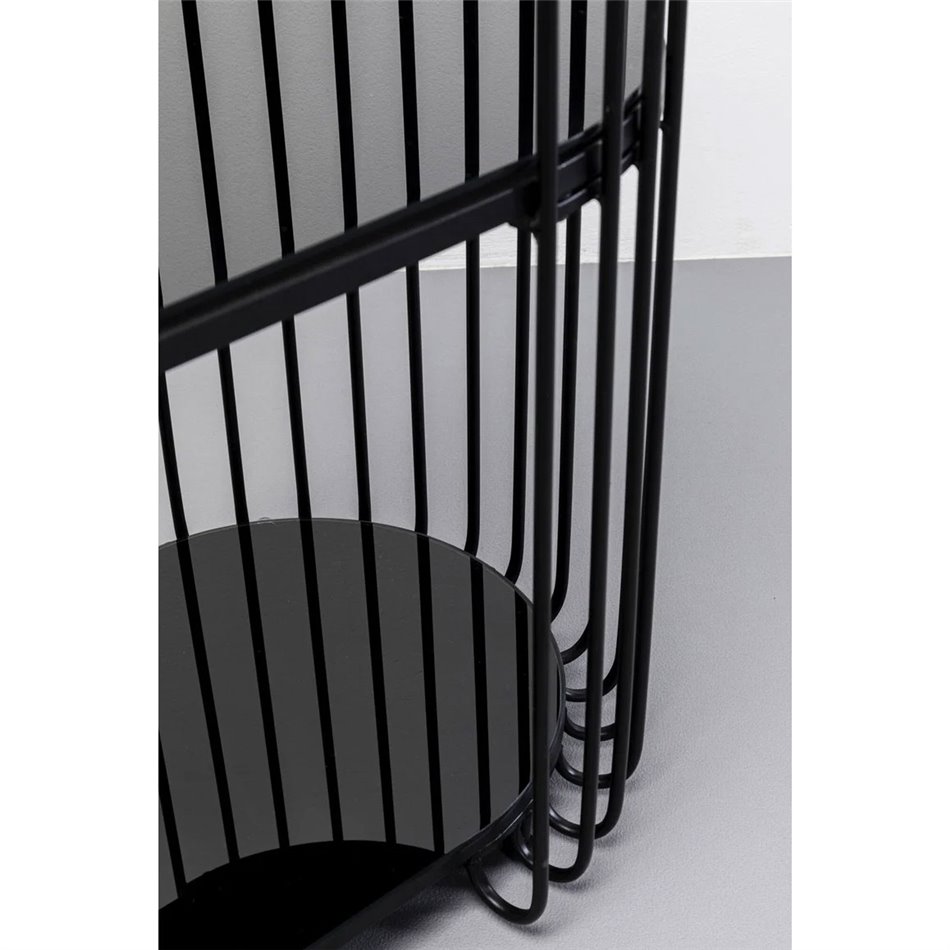 Console Wire, black, H78x81x37cm