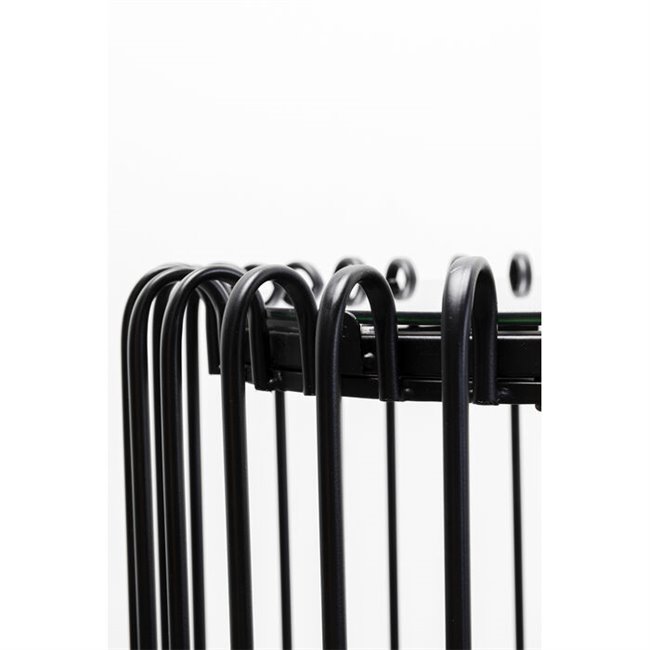 Console Wire, black, H78x81x37cm