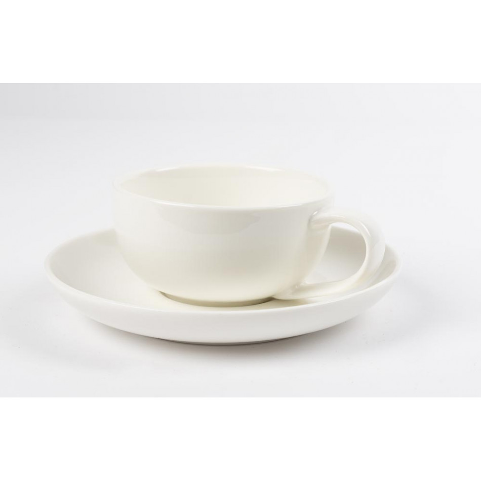 Kavos puodelis COSTA su lėkštute, 150ml, H-4cm, D-8.5cm, D14cm