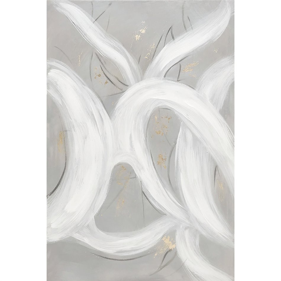 Картина White composition, 80x120cm