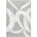 Картина White composition, 80x120cm