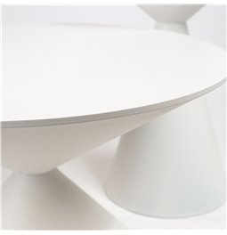 Kavos staliuko komplektas Jarny, 2 vnt., metalinis, D60xH42, D40xH55cm