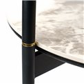 Side table Jarso, ceramic/metal, D43xH63cm