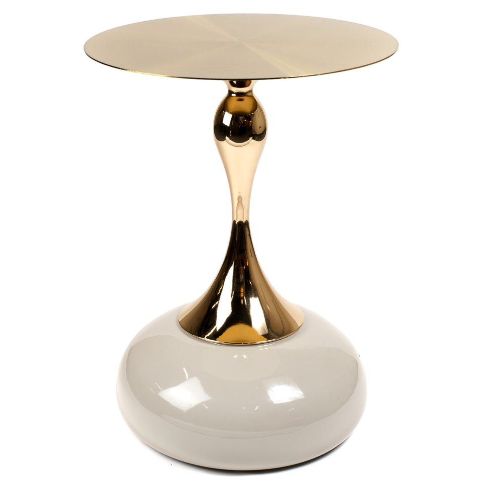 Side table Jarvso 1, metal, D40xH55cm