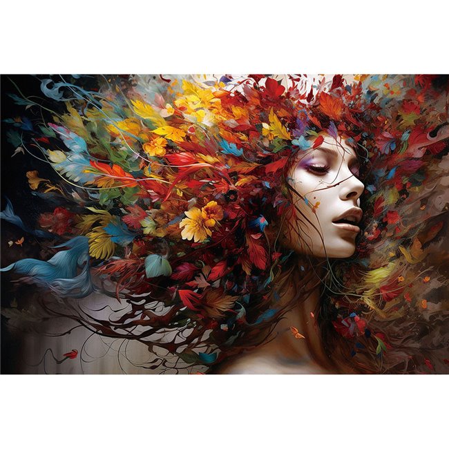 Print on glass Flower Dream, 80x120cm 