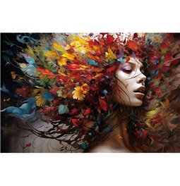 Print on glass Flower Dream, 80x120cm 