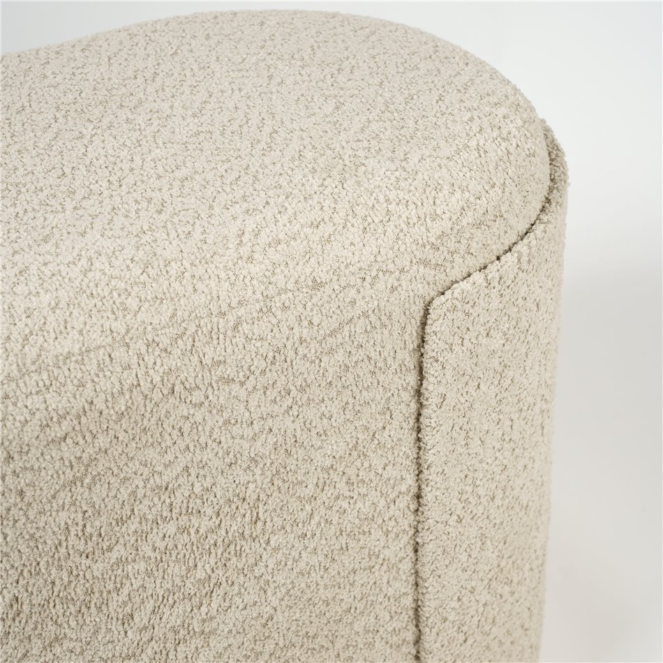 Скамья с ящиком для хранения Caldelar L, бежевый, H47x84x41cm