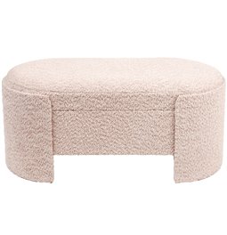 Bench with storage box Caldelari S, mauve, H31x73x35cm