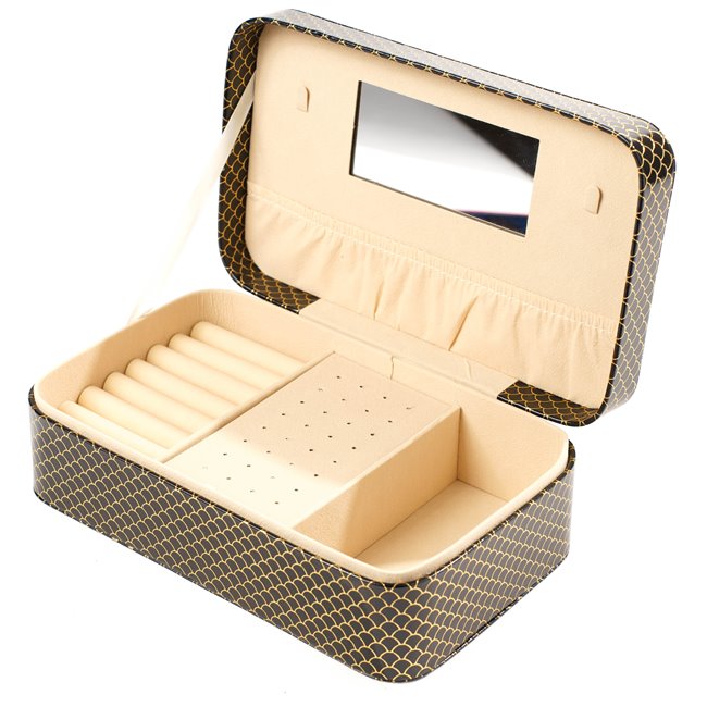 Jewelry Box Callera, black, 25x15x8cm