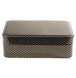 Papuošalų dėžutė Callera, juodas sp., 25x15x8cm