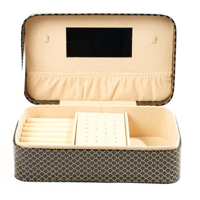 Jewelry Box Callera, black, 25x15x8cm