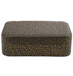 Papuošalų dėžutė Callera, juoda/aukso sp., 22x15x6cm