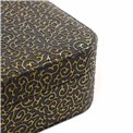 Jewelry Box Callera, black/golden color, 22x15x6cm