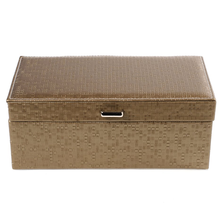 Jewelry box Callera, taupe, 25x13x10cm
