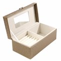 Jewelry box Callera, taupe, 25x13x10cm