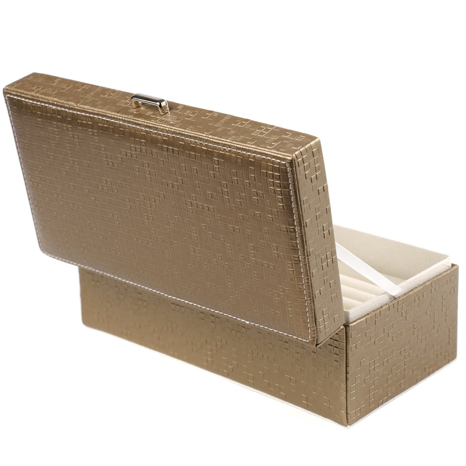 Jewelry box Callera, taupe, 25x13x10cm