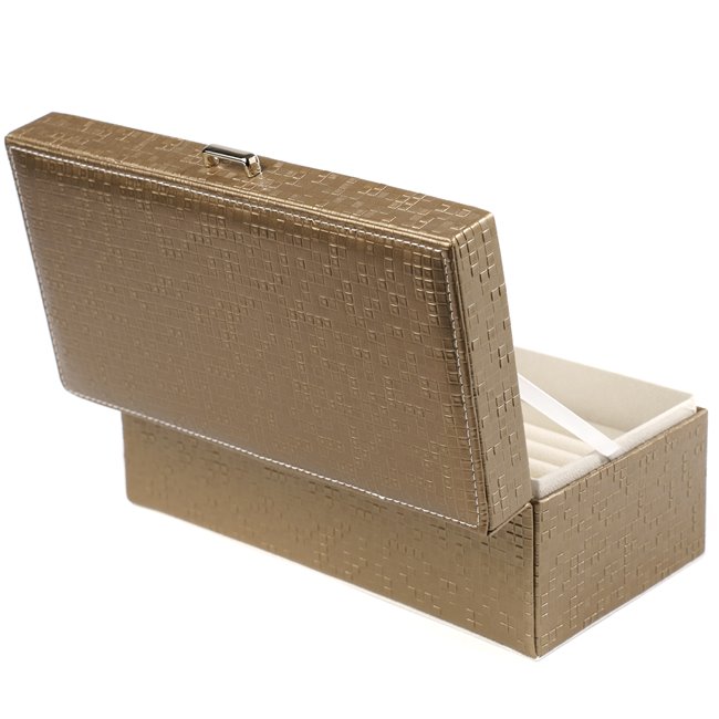Jewelry box Callera, taupe, 25x13x10cm