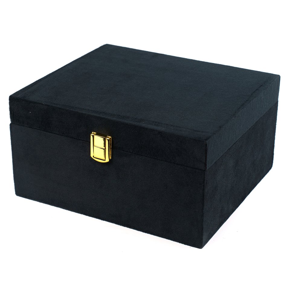 Jewelry box Calvello, black, 23.5x21x12cm