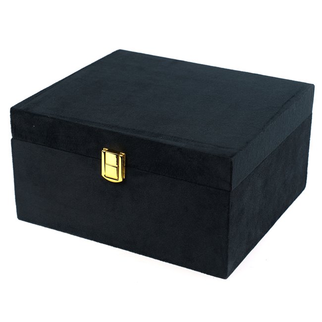 Jewelry box Calvello, black, 23.5x21x12cm